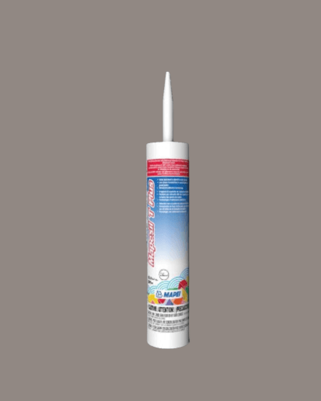 Mapei Mapesil T Plus 02m Mapei Mapesil T Plus Scellant silicone - #02 Étain - 299 ml