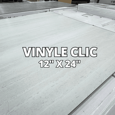 Revêtement de Sol Vinyle 12"x24" SPC Clic - 2,59 $/pi²