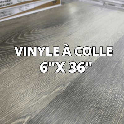 Revêtement Vinyle à Colle - 6"x 36" - 1.39$/pi²