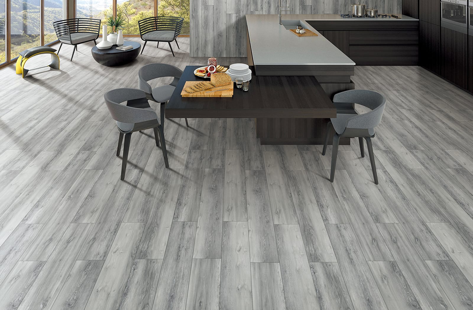 LAVAL PLANCHER VINYLE GRIS
