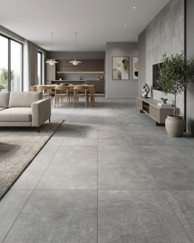 Plancher Vinyle Clic - Designer 10040 - 12"x24" SPC | Résistant & Imperméable | 2.59$/pi²