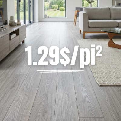 Plancher de Vinyle SPC 6"x48" Liquidation 1.29$/pi² - Aloft Revere Elm – Silverpointe (Pointe d’Argent)