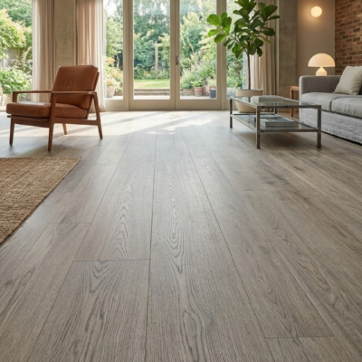 Plancher Vinyle SPC 6×48 Liquidation 1.29$/pi² – Lodge Plank – Perle Grise