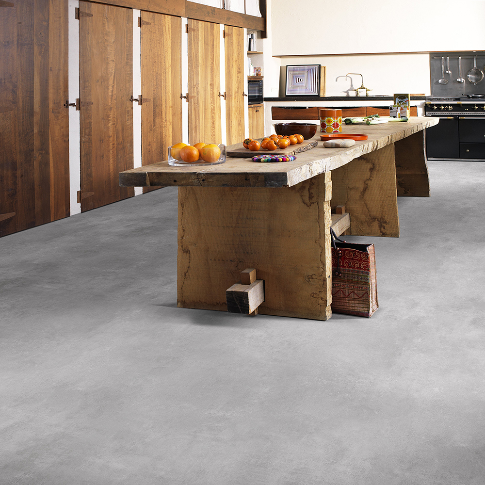 Couvre-Plancher | Feuille de Vinyle – Boulevard gris b0098
