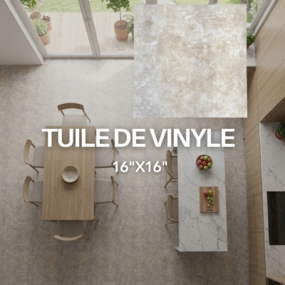 Tuile de vinyle Parallel – 16" x 16" – 0,99 $/pi²
