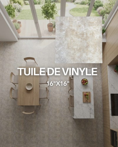 Tuile de vinyle Parallel – 16" x 16" – 0,99 $/pi²