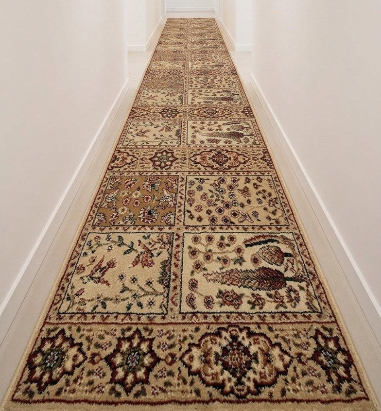 Tapis de passage Antalia beige 27 po – coupé sur mesure